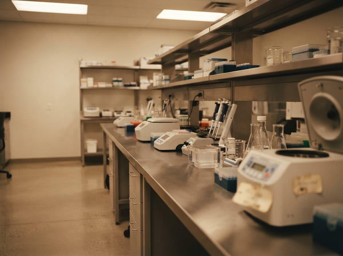 Inventario de laboratorio y equipos biomédicos